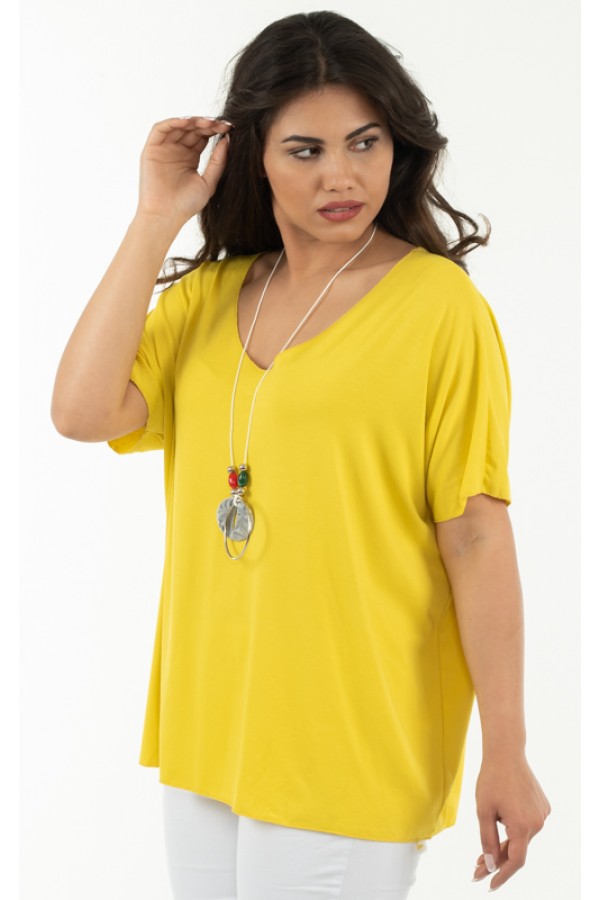 ΜΠΛΟΥΖΑ VISCOSE ΒΕ ΕΛΑΣΤΙΚΗ