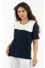 ΜΠΛΟΥΖΑ ΛΑΙΚΟΚΟΨΗ VISCOSE ΜΕ ΣΤΡΑΣ