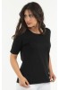 ΜΠΛΟΥΖΑ ΛΑΙΚΟΚΟΨΗ VISCOSE ΜΕ ΣΤΡΑΣ