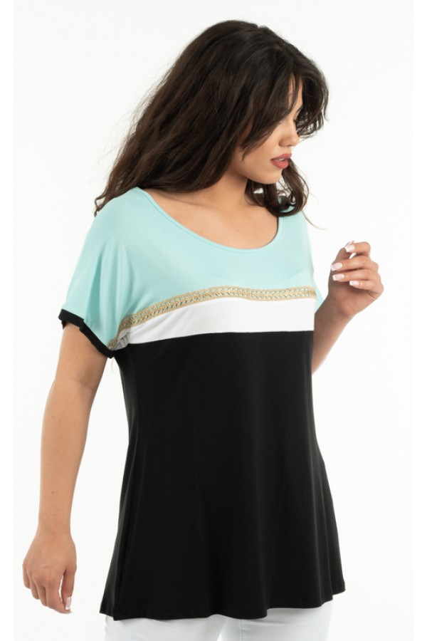 ΜΠΛΟΥΖΑ ΛΑΙΜΟΚΟΨΗ VISCOSE