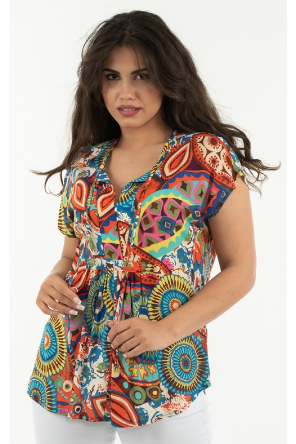ΜΠΛΟΥΖΑ ΕΜΠΡΙΜΕ VISCOSE ΜΕ ΒΕ