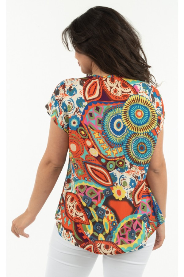 ΜΠΛΟΥΖΑ ΕΜΠΡΙΜΕ VISCOSE ΜΕ ΒΕ