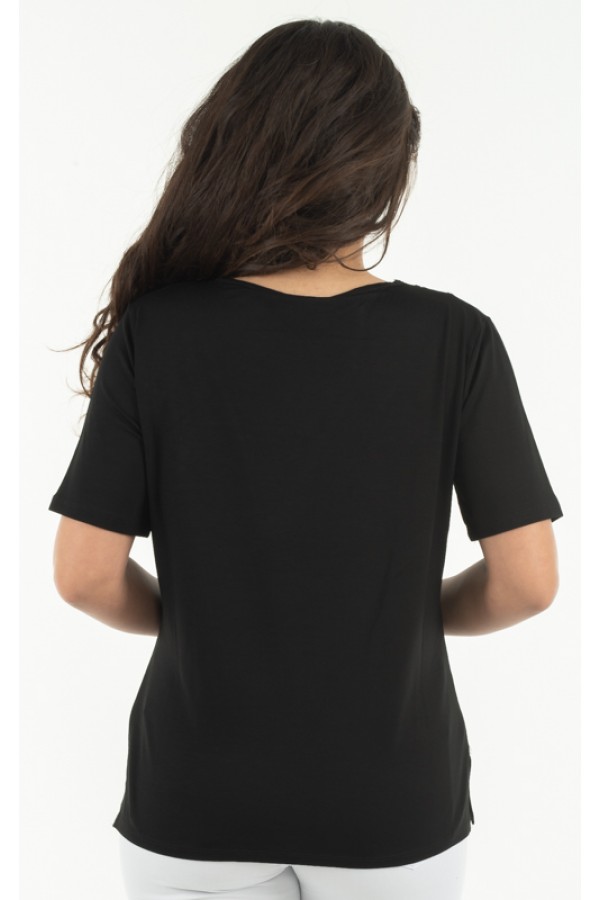ΜΠΛΟΥΖΑ VISCOSE ΒΕ ΜΕ ΣΤΡΑΣ