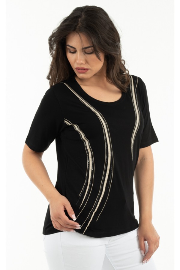 ΜΠΛΟΥΖΑ VISCOSE ΛΑΙΜΟΚΟΨΗ