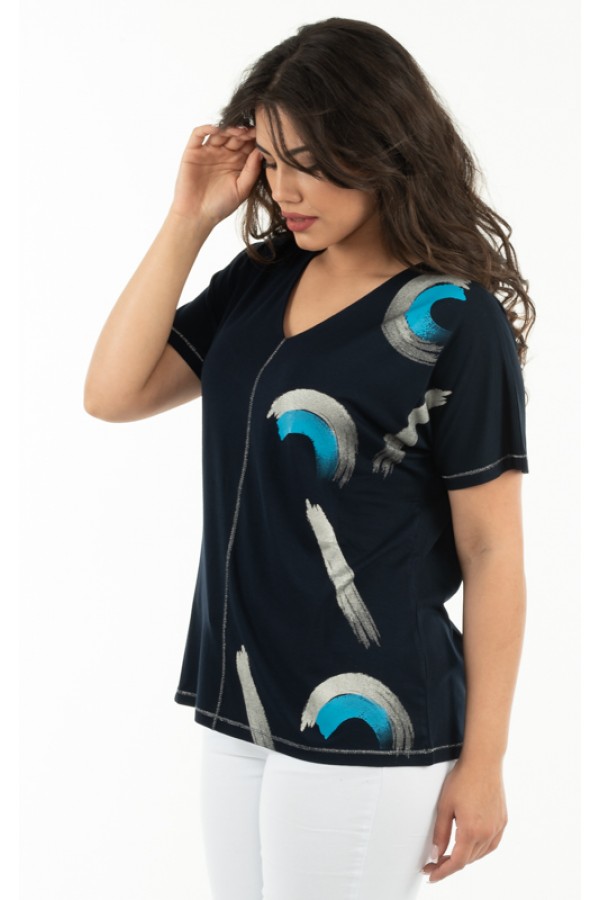 ΜΠΛΟΥΖΑ VISCOSE ΒΕ ΜΕ ΣΤΑΜΠΑ