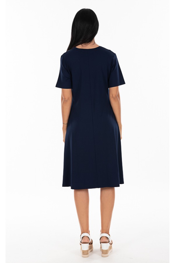 ΦΟΡΕΜΑ MIDI VISCOSE ΔΙΧΡΩΜΟ
