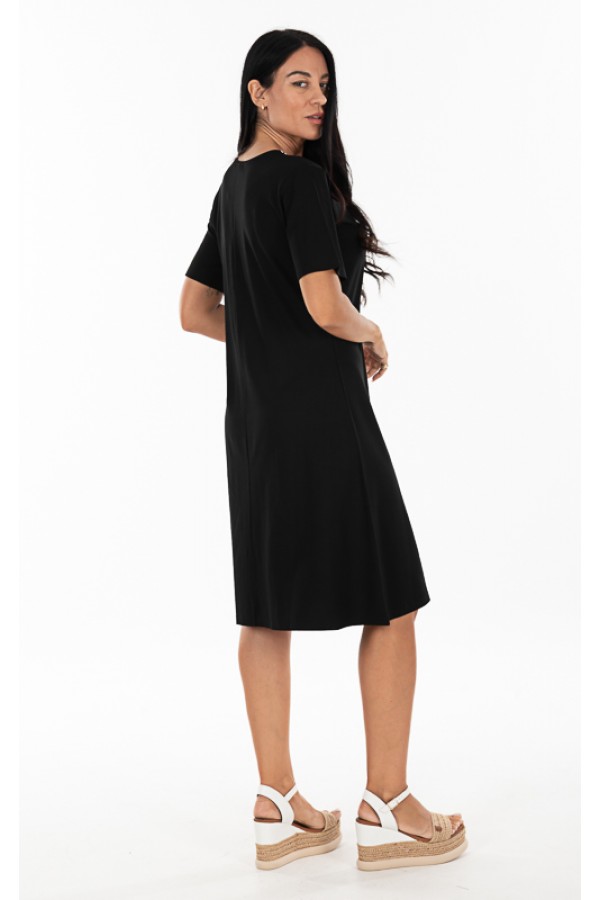 ΦΟΡΕΜΑ MIDI VISCOSE ΔΙΧΡΩΜΟ