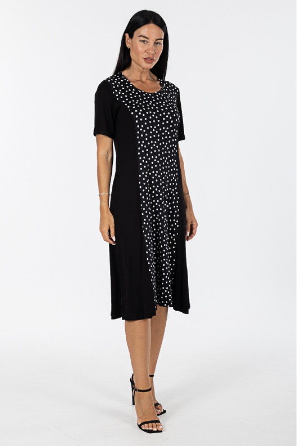 ΦΟΡΕΜΑ MIDI VISCOSE ΔΙΧΡΩΜΟ
