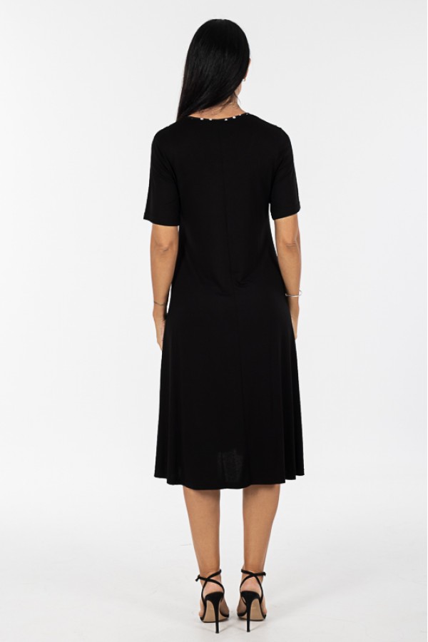 ΦΟΡΕΜΑ MIDI VISCOSE ΔΙΧΡΩΜΟ