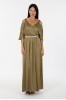 ΦΟΡΕΜΑ ΜΑΞΙ ΜΕ ΖΩΝΑΚΙ KAI  ΣΤΡΑΣ ΣΤΗΝ ΜΕΣΗ