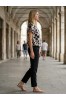 ΜΠΛΟΥΖΑ VISCOSE FLORAL ΜΕ ΧΡΥΣΟ ΚΟΥΜΠΙ