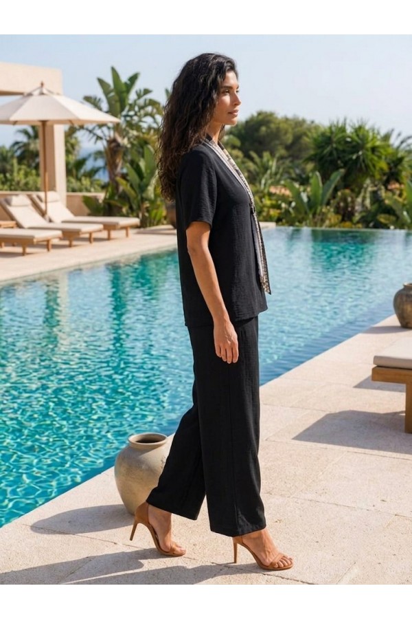 ΣΕΤ RESORT LOOK ΜΕ ΓΡΑΒΑΤΑ