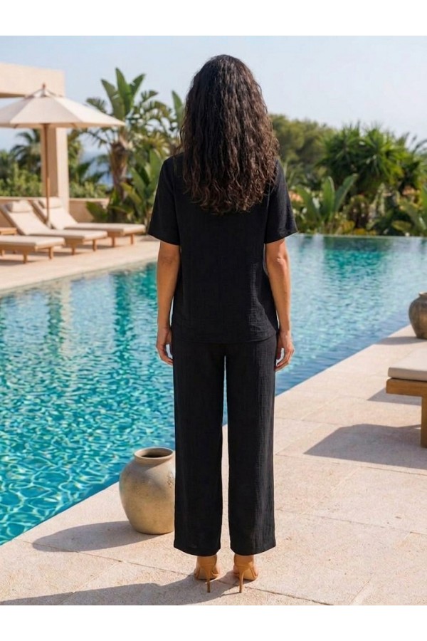 ΣΕΤ RESORT LOOK ΜΕ ΓΡΑΒΑΤΑ