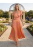 ΦΟΡΕΜΑ MAXI ΚΡΟΥΑΖΕ FLORAL SATIN LOOK