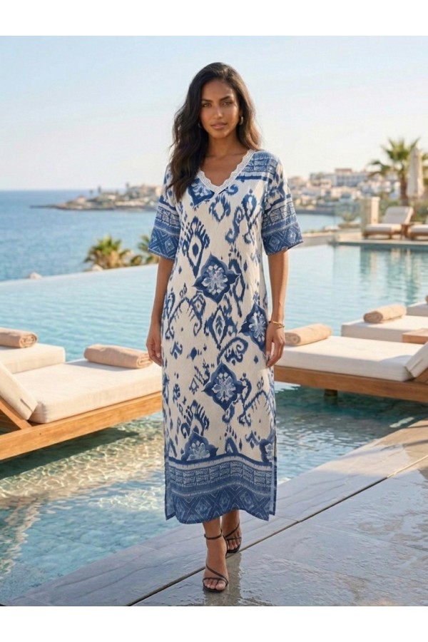 ΦΟΡΕΜΑ MAXI RESORT ΜΕ ΤΥΠΩΜΑ FOLK