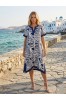 ΦΟΡΕΜΑ MIDI RESORT ΜΕ PRINT ΟΜΟΚΕΝΤΡΕΣ ΓΡΑΜΜΕΣ