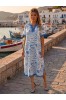ΦΟΡΕΜΑ MIDI RESORT ΜΕ PRINT ΟΜΟΚΕΝΤΡΕΣ ΓΡΑΜΜΕΣ