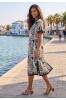 ΦΟΡΕΜΑ MIDI RESORT ΜΕ PRINT ΟΜΟΚΕΝΤΡΕΣ ΓΡΑΜΜΕΣ