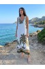 ΦΟΡΕΜΑ MAXI ETHNIC ΑΜΑΝΙΚΟ ΓΡΑΜΜΗ ΑΛΦΑ