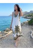 ΦΟΡΕΜΑ MAXI ETHNIC ΑΜΑΝΙΚΟ ΓΡΑΜΜΗ ΑΛΦΑ