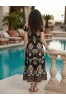 ΦΟΡΕΜΑ MIDI FLORAL OFF SHOUDER ΜΑΝΙΚΙΑ