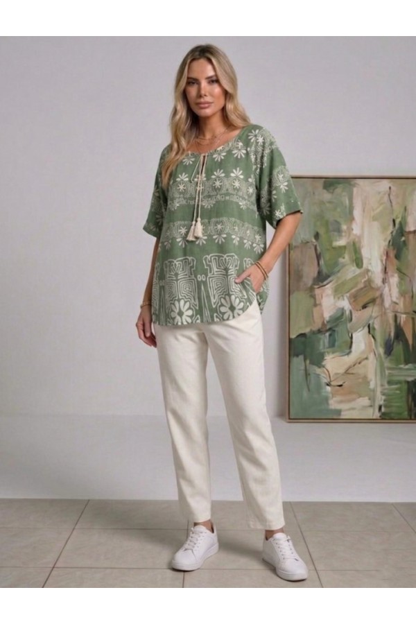 ΜΠΛΟΥΖΑ VISCOSE BOHO STYLE