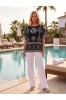 ΜΠΛΟΥΖΑ BOHO STYLE ΜΕ ΓΕΩΜΕΤΡΙΚΑ ΣΧΕΔΙΑ