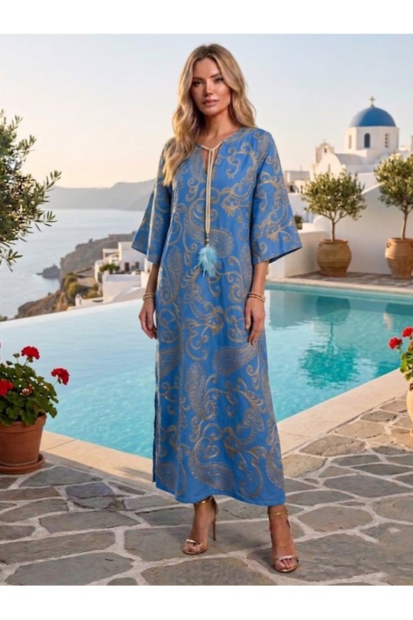 ΚΑΦΤΑΝΙ RESORT ΧΡΥΣΟ ΣΧΕΔΙΟ PAISLEY