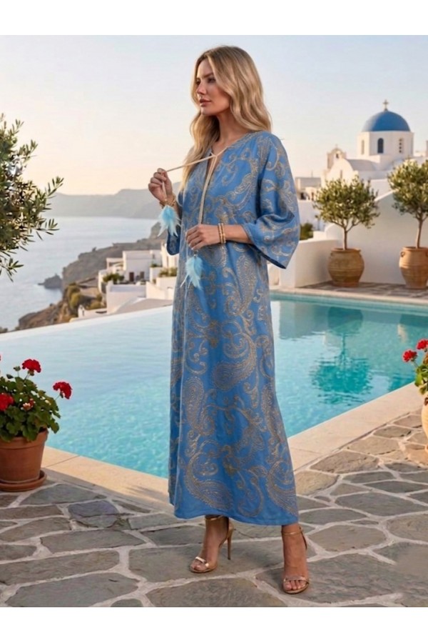 ΚΑΦΤΑΝΙ RESORT ΧΡΥΣΟ ΣΧΕΔΙΟ PAISLEY