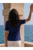 ΜΠΛΟΥΖΑ VISCOSE ΜΕ ΛΕΥΚΕΣ ΡΙΓΕΣ