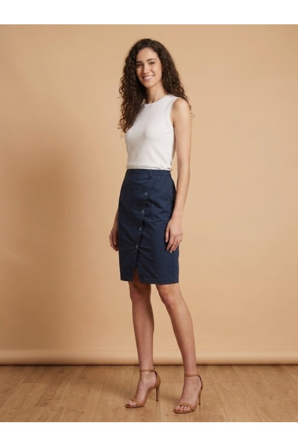 ΦΟΥΣΤΑ PENCIL OFFICE LOOK ΜΕ ΚΟΥΜΠΙΑ