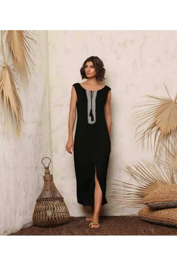 ΦΟΡΕΜΑ VISCOSE BAMBOO ΜΕ ΤΡΕΣΑ DONNA MARTHA
