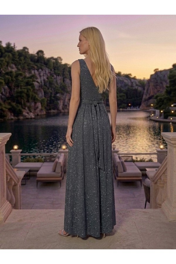 ΦΟΡΕΜΑ ΜΑΞΙ GLITTER/ LOUREX  ΚΡΟΥΑΖΕ