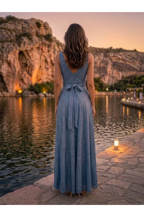 ΦΟΡΕΜΑ ΜΑΞΙ GLITTER/ LOUREX  ΚΡΟΥΑΖΕ