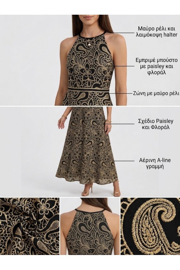 ΦΟΡΕΜΑ ΜΑΞΙ ΛΑΙΜΟΚΟΨΗ HALTER