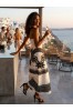 ΦΟΡΕΜΑ ΜΑΞΙ  LINEN LOKK  ΜΕ ΔΕΣΙΜΟ ΣΤΟ ΛΑΙΜΟ