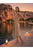 ΣΕΤ LINEN LOOK -  ΠΑΝΤΕΛΟΝΑ ME AMANIKH TOYNIK ΜΕ ΓΕΩΜΕΤΡΙΚΗ ΤΡΕΣΑ