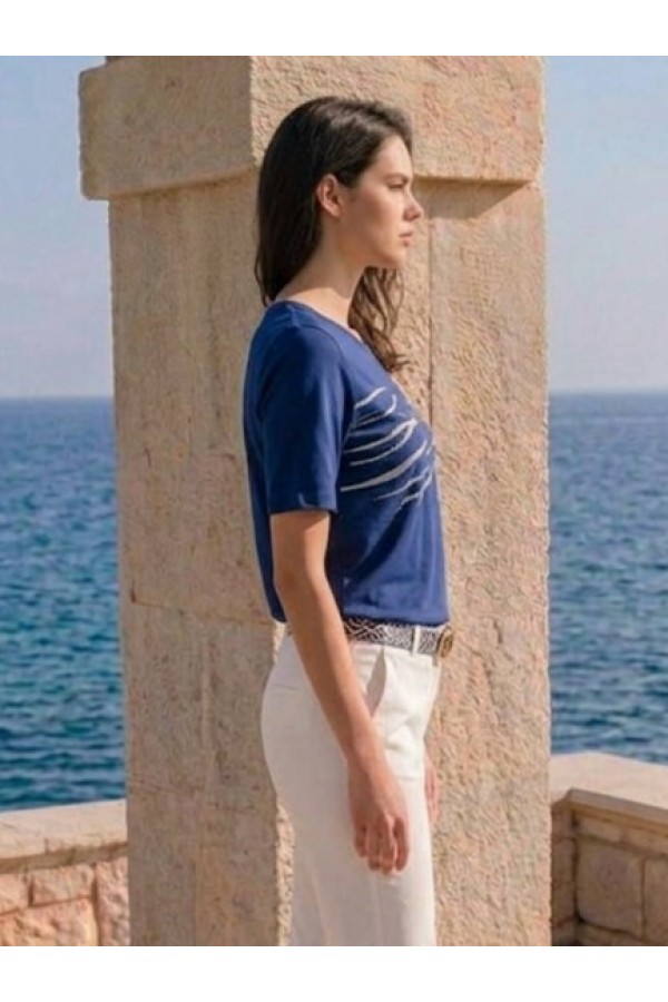 ΜΠΛΟΥΖΑ VISCOSE ME ΤΥΠΩΜΑ