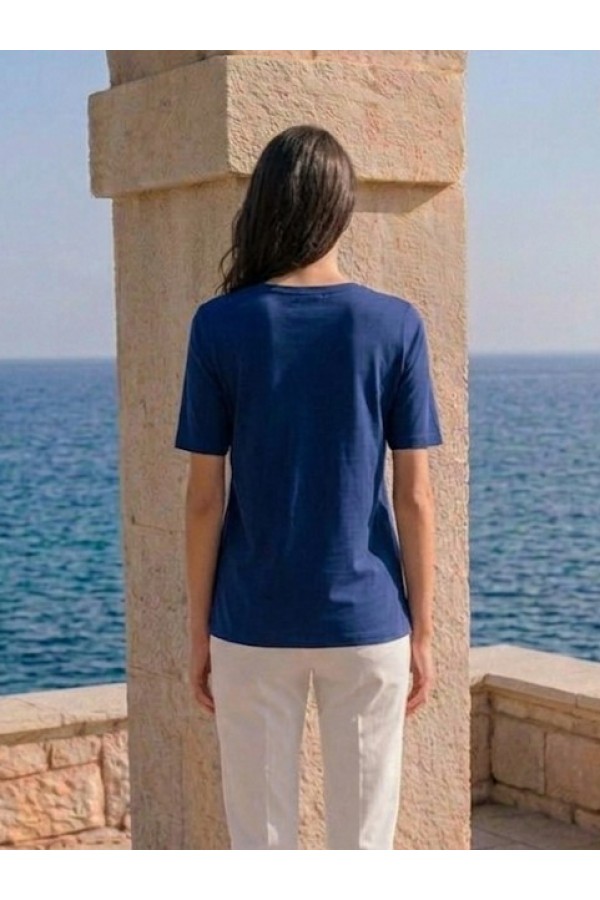 ΜΠΛΟΥΖΑ VISCOSE ME ΤΥΠΩΜΑ