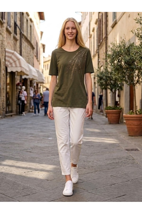 ΜΠΛΟΥΖΑ VISCOSE ΜΕ ΤΥΠΩΜΑ