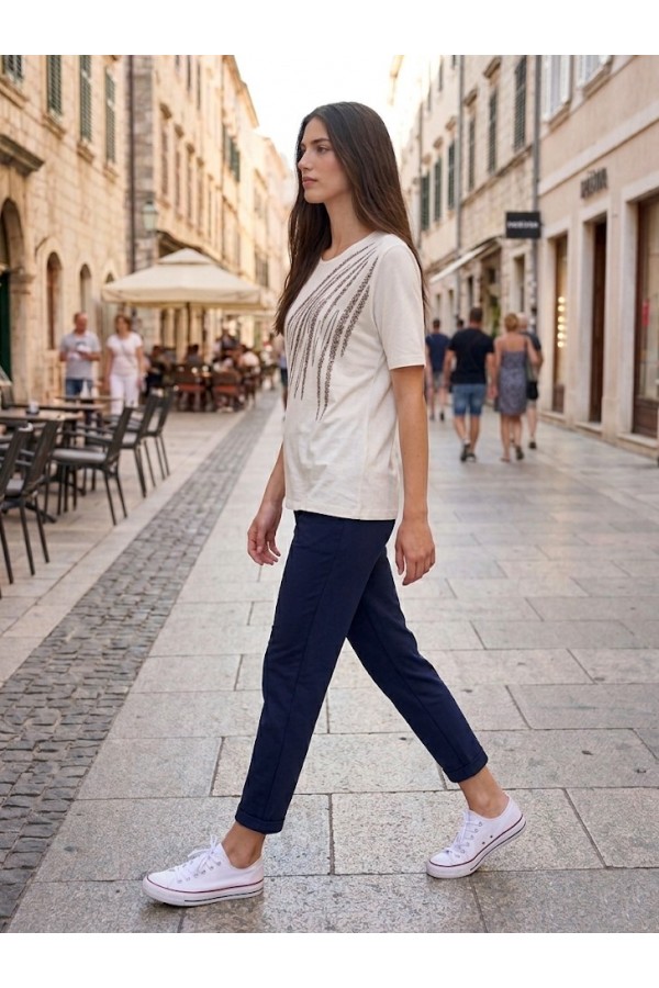 ΜΠΛΟΥΖΑ VISCOSE ΜΕ ΤΥΠΩΜΑ