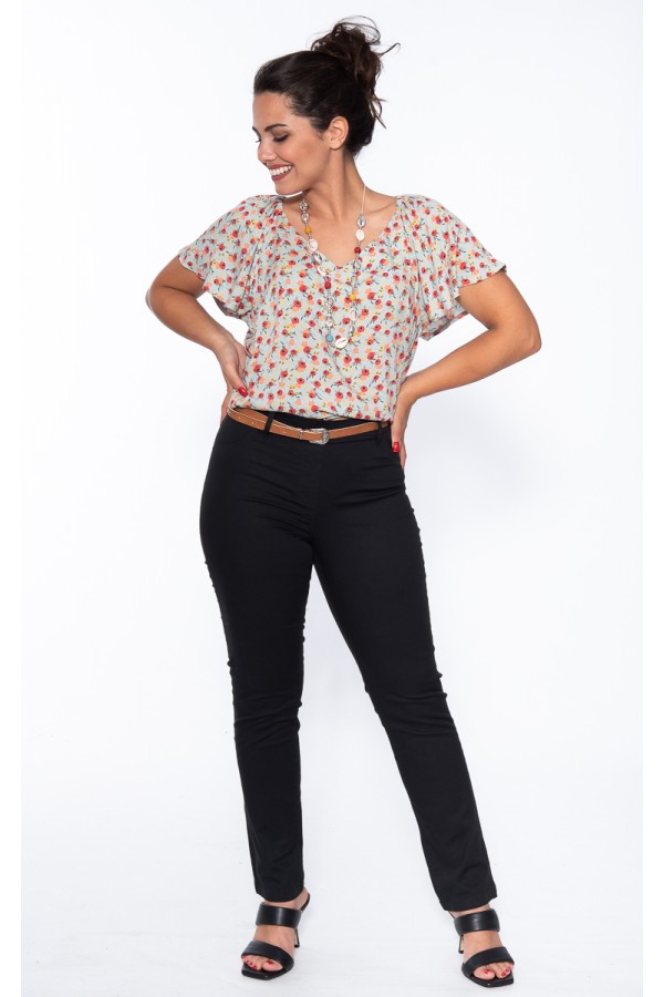 ΜΠΛΟΥΖΑ FLORAL VISCOSE