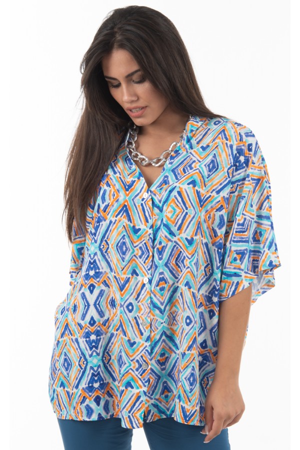 ΠΟΥΚΑΜΙΣΟ ΕΜΠΡΙΜΕ VISCOSE OVERSIZE
