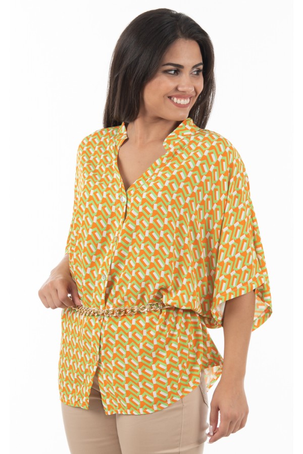 ΠΟΥΚΑΜΙΣΟ ΕΜΠΡΙΜΕ VISCOSE OVERSIZE