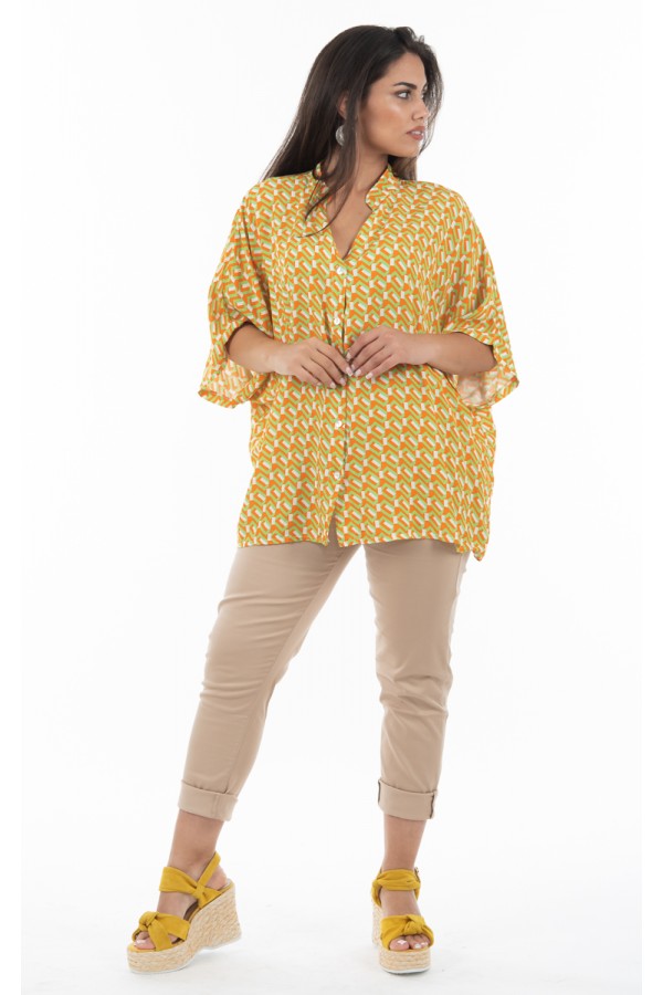 ΠΟΥΚΑΜΙΣΟ ΕΜΠΡΙΜΕ VISCOSE OVERSIZE