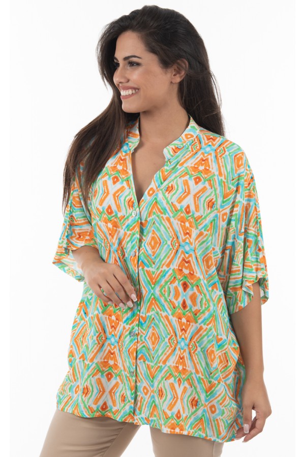 ΠΟΥΚΑΜΙΣΟ ΕΜΠΡΙΜΕ VISCOSE OVERSIZE