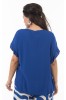 ΜΠΛΟΥΖΑ VISCOSE ΜΕ ΔΑΝΤΕΛΑ ΚΑΙ ΔΕΣΙΜΟ ΜΠΡΟΣΤΑ DONNA MARTHA