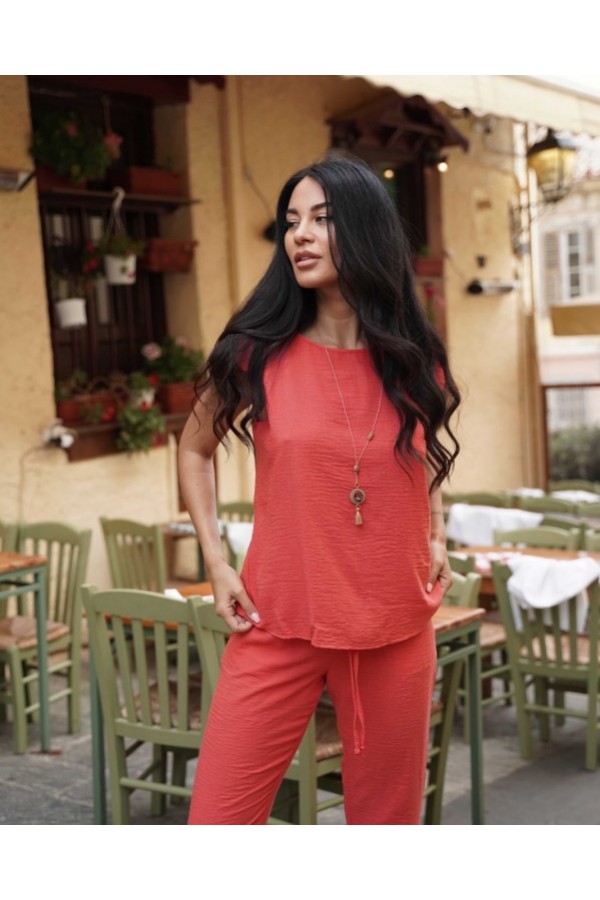ΣΕΤ LINEN LOOK ΜΕ ΚΟΛΙΕ