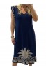 ΦΟΡΕΜΑ MIDI VISCOSE BAMBOO ΜΕ ΤΥΠΩΜΑ