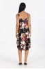 ΦΟΡΕΜΑ FLORAL MIDI ΑΜΑΝΙΚΟ  VISCOSE